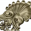 Elegant Shell & Scroll Corner - STL 3D Model for CNC