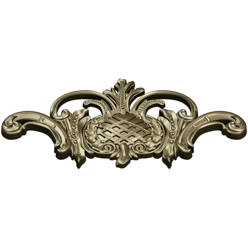 Regal Pineapple Cartouche - STL 3D model for CNC routing
