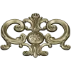 Regal rosette cartouche - STL decorative 3D model for CNC