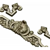 Shell Cartouche Decorative STL for CNC Milling