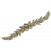 Acorn Laurel Swag - STL 3D model for CNC milling