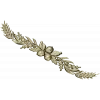 Acorn Laurel Swag - STL 3D model for CNC milling