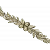 Acorn Laurel Swag - STL 3D model for CNC milling
