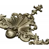 Baroque Shell Crest - STL 3D model for CNC carving