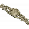 Floral Urn Cartouche STL for CNC