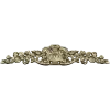 Floral Urn Cartouche STL for CNC