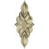 Acanthus Diamond Cartouche - STL 3D model for CNC