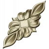 Acanthus Diamond Cartouche - STL 3D model for CNC