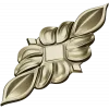 Acanthus Diamond Cartouche - STL 3D model for CNC