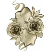 Rose Hearts High-Relief STL for CNC