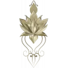 Lotus-inspired vertical applique STL for CNC carving