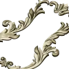 Baroque Acanthus Vertical Cartouche - STL 3D model for CNC