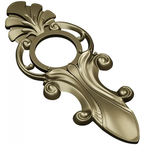 Acanthus Ring Applique STL 3D Model for CNC