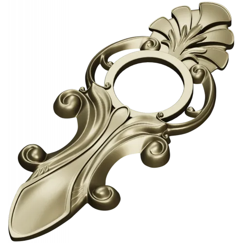 Acanthus Ring Applique STL 3D Model for CNC