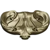 Rococo Shell Cartouche - STL 3D model for CNC