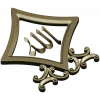 Diamond-Frame "Allah" relief STL for CNC milling