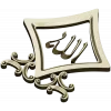 Diamond-Frame "Allah" relief STL for CNC milling