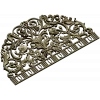 Полукруглый картуш "Флоренция" - 3D модель STL для ЧПУ