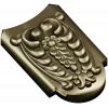 Florentine Acanthus Cartouche - STL 3D Model for CNC