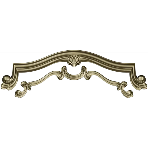 Rococo Cartouche STL for CNC