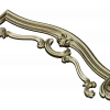 Rococo Cartouche STL for CNC