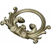 Rococo Acanthus Cartouche 3D STL for CNC