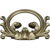 Rococo Acanthus Cartouche 3D STL for CNC