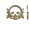 Rococo Acanthus Cartouche 3D STL for CNC