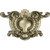Rococo Cartouche STL for CNC Router - Ornamental Central Panel