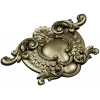 Rococo Cartouche STL for CNC Router - Ornamental Central Panel