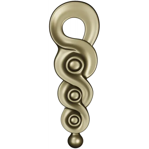 S-Rosette Vertical Applique STL