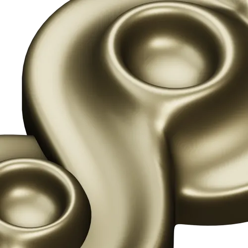 S-Rosette Vertical Applique STL