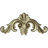 Acanthus Shell Cartouche - STL 3D model for CNC relief milling
