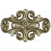 Rococo Floral Cartouche STL 3D Model for CNC