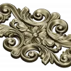 Rococo Floral Cartouche STL 3D Model for CNC