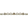 Горизонтальная декоративная лента с медальоном - 3D модель STL для ЧПУ