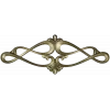 Rococo Scroll Applique STL for CNC