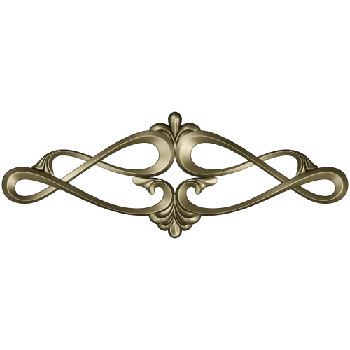 Rococo Scroll Applique STL for CNC