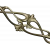 Rococo Scroll Applique STL for CNC