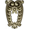 Laurel Crest Cartouche - STL 3D Model for CNC