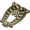 Laurel Crest Cartouche - STL 3D Model for CNC