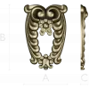 Laurel Crest Cartouche - STL 3D Model for CNC