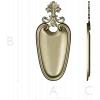 Rococo Shield Cartouche STL 3D Model for CNC