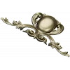 Baroque Oval Cartouche - 3D STL Model for CNC Relief