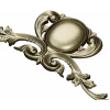 Baroque Oval Cartouche - 3D STL Model for CNC Relief