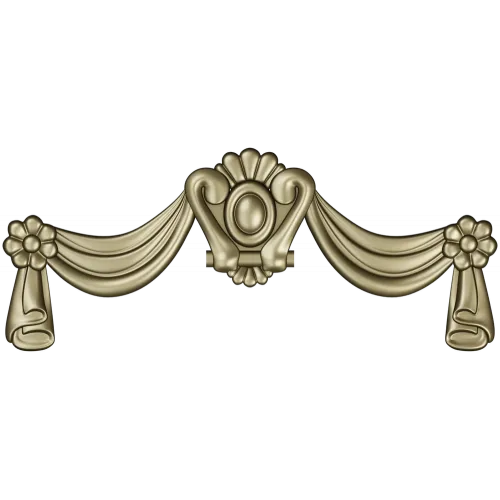 Regal Swag Cartouche - STL 3D model for CNC milling