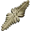 Vertical Acanthus Applique - STL 3D model for CNC