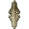 Vertical Acanthus Applique - STL 3D model for CNC