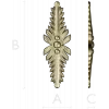 Vertical Acanthus Applique - STL 3D model for CNC