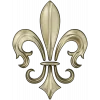 Fleur-de-lis - рельефная лилия в формате STL для ЧПУ